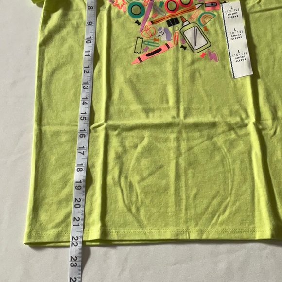 Cat & Jack Girls supplies tarta tee Ligh Green size L‎ - Picture 5 of 7